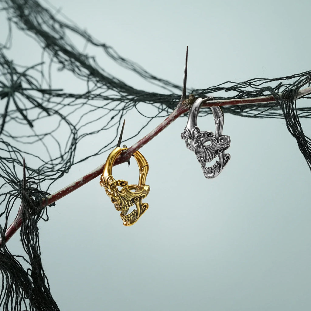 MASKED SKULL EARRINGS