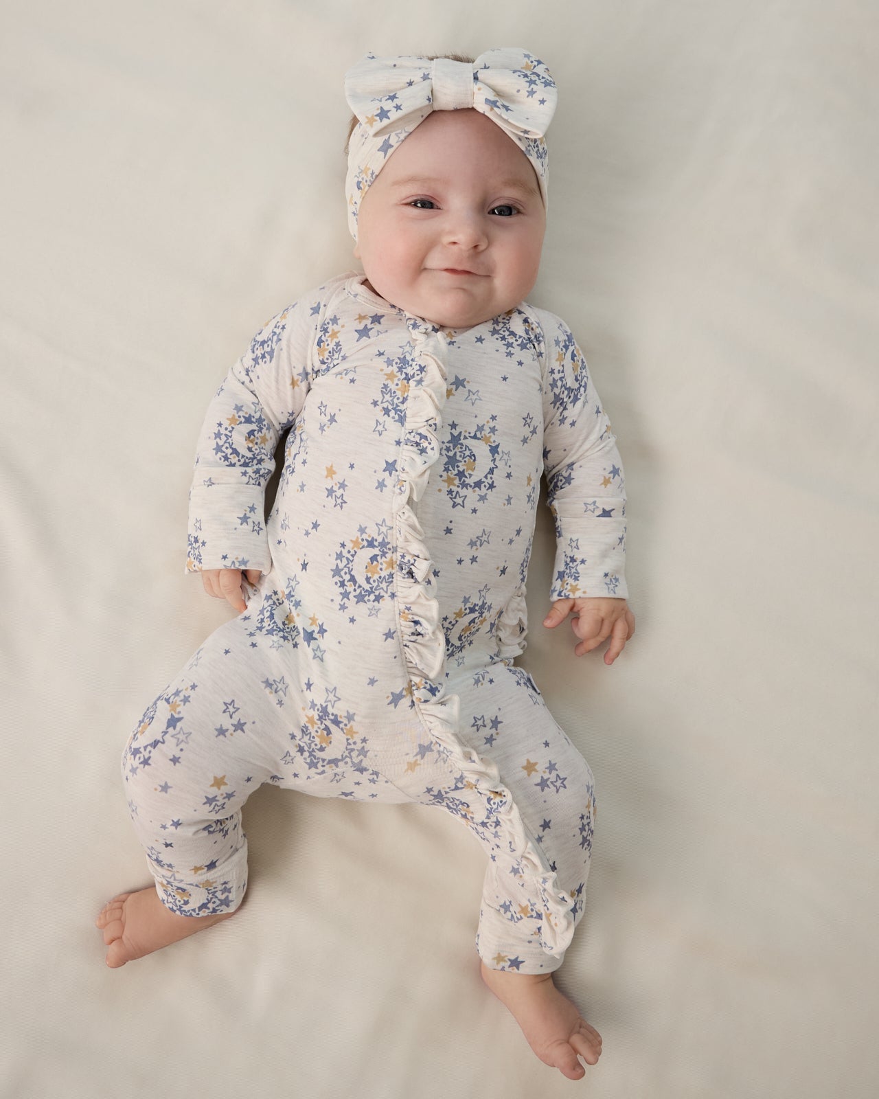 Lullaby Sky Ruffle Zippy